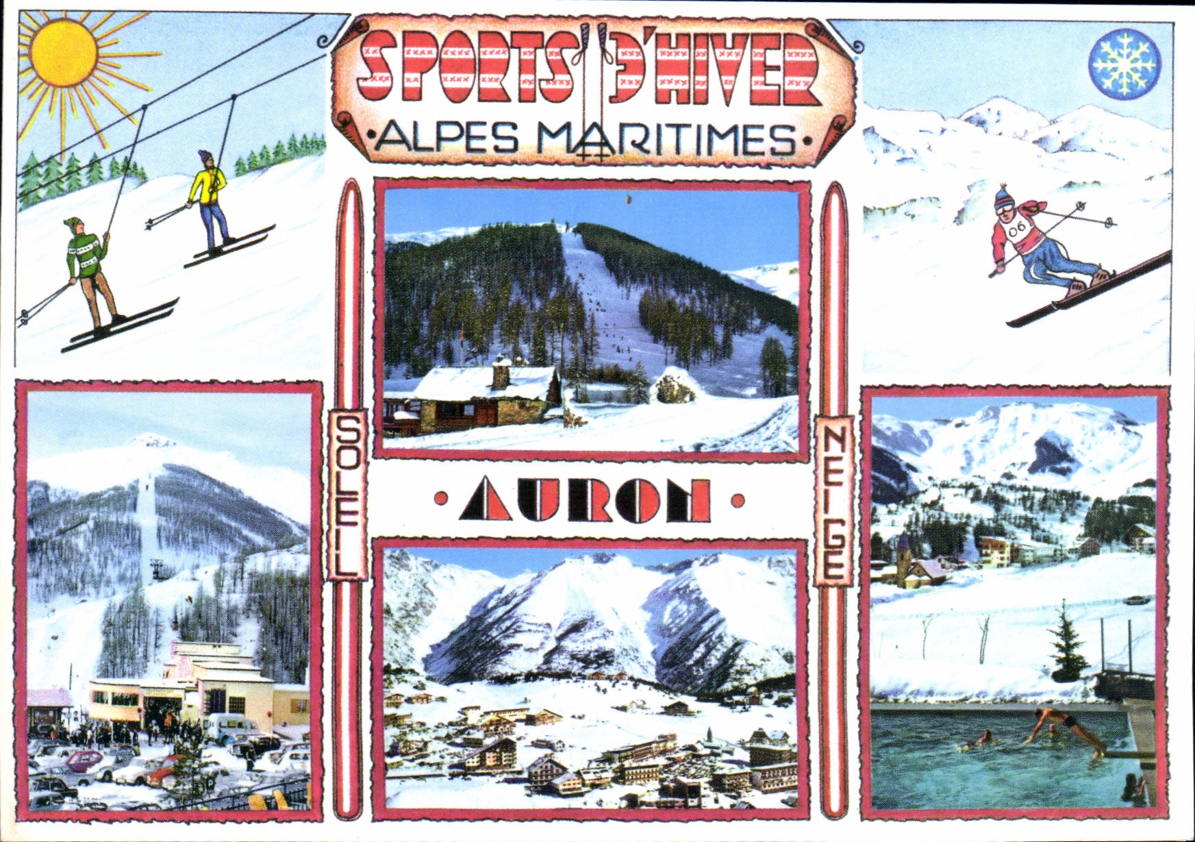 CPM Sports d'Hiver Alpes Maritimes 
