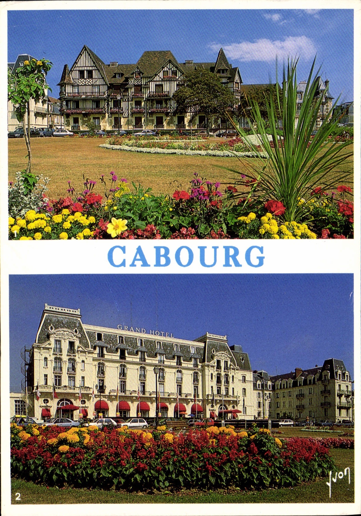 CPM Couleurs et Lumiere de France la Normandie Cabourg Calvados le Normandie Hotel le Grand Hotel 