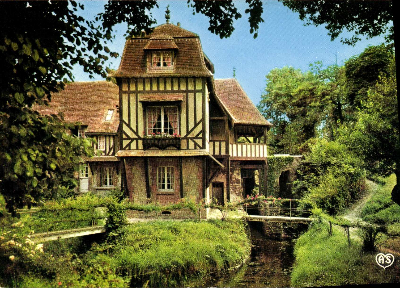 CPM Manoir Normand Houlgate Calvados 14 le Moulin Landry