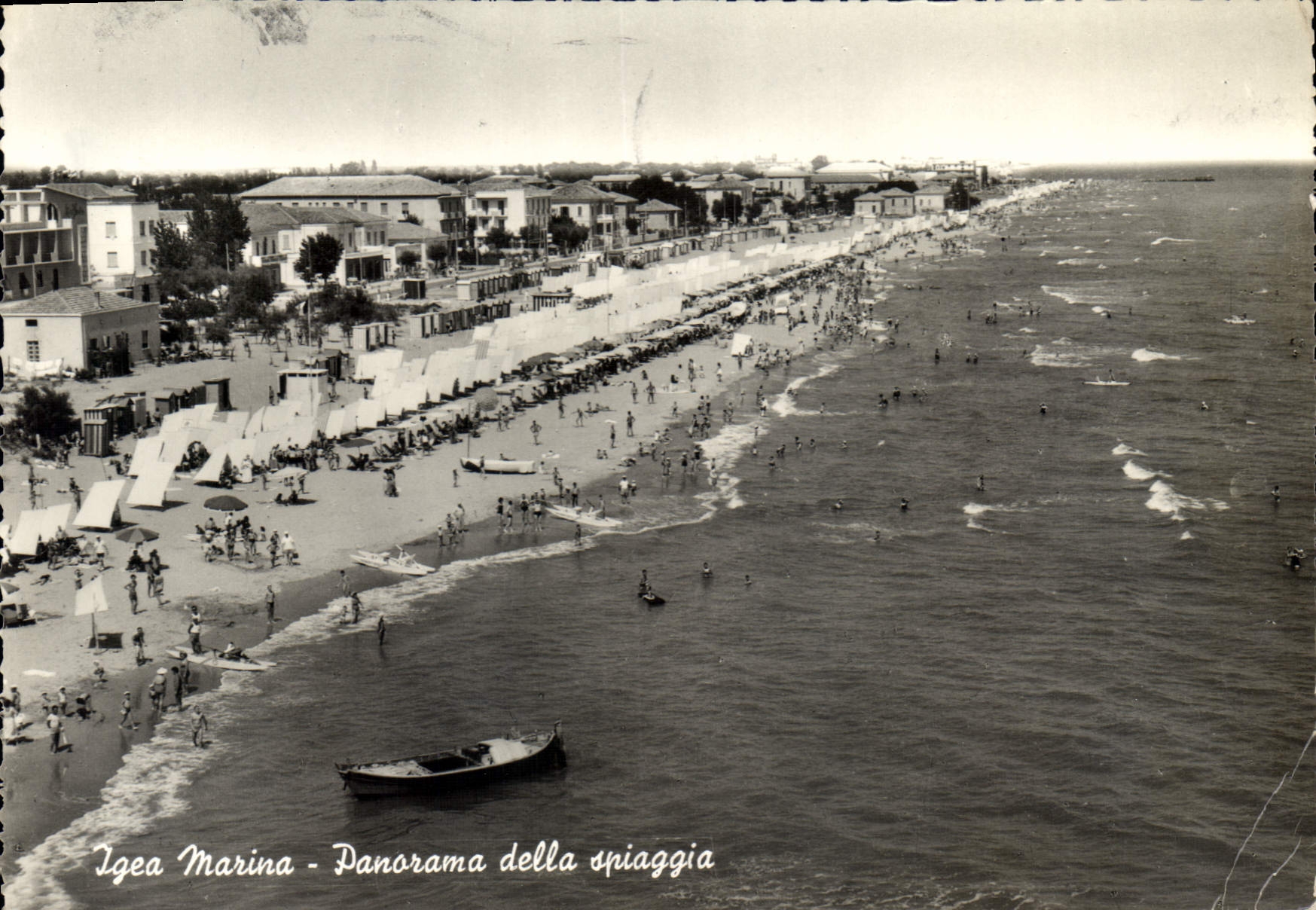 CPM Igea Marina panorama della spiaggia