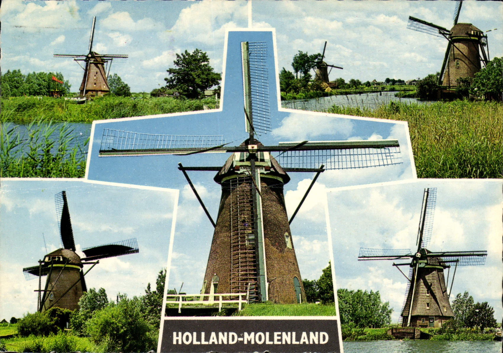 CPM Hollandse Molen Kinderdijk Moulins de vent