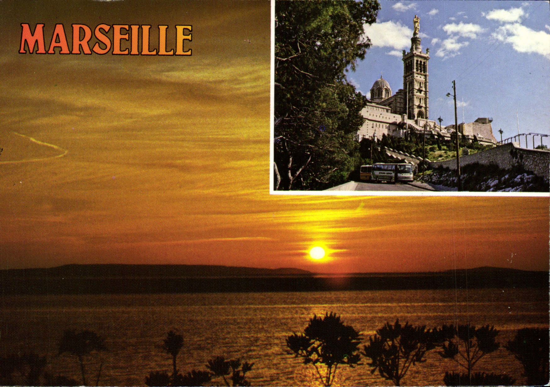 CPM Souvenir de Marseille vue generale 