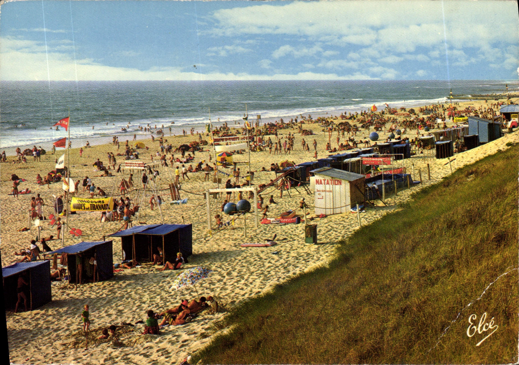 CPM Mimizan Plage Landes vue generale sur la plage Sud