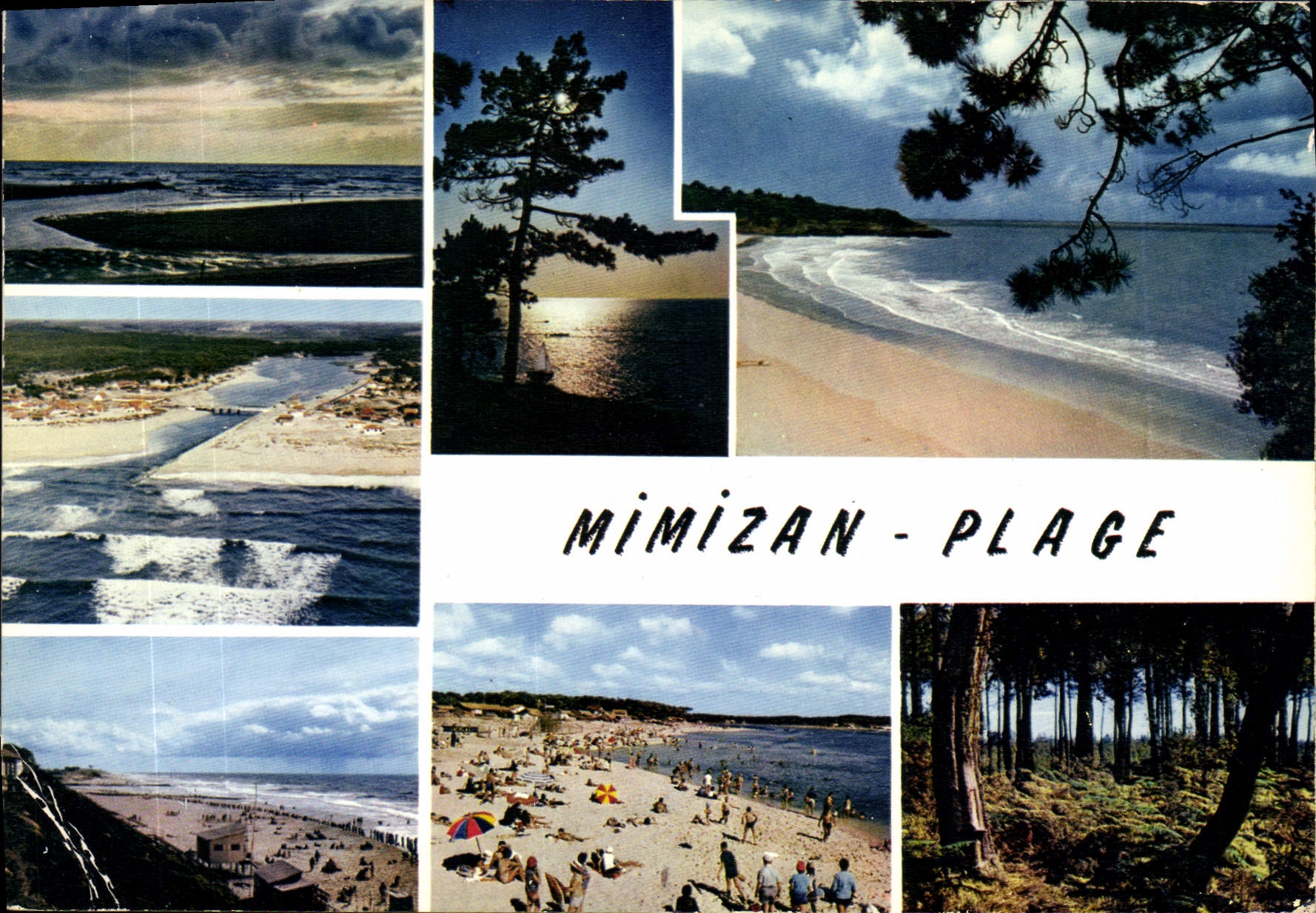 CPM Mimizan Landes ses Plages son Lac sa Foret 