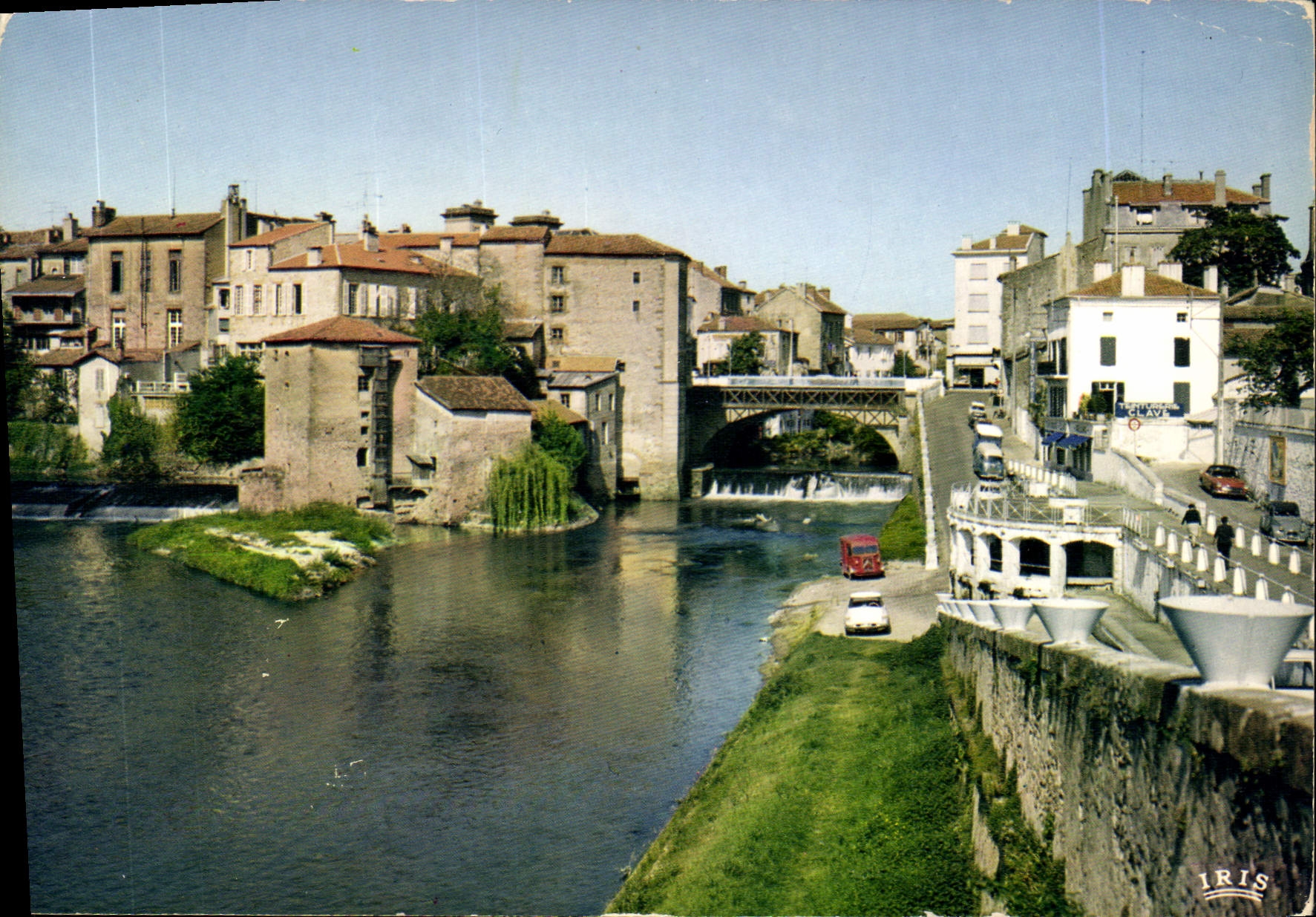 CPM Mont de Marsan Landes confluent de la Douze et du Midou Formant la Midouze
