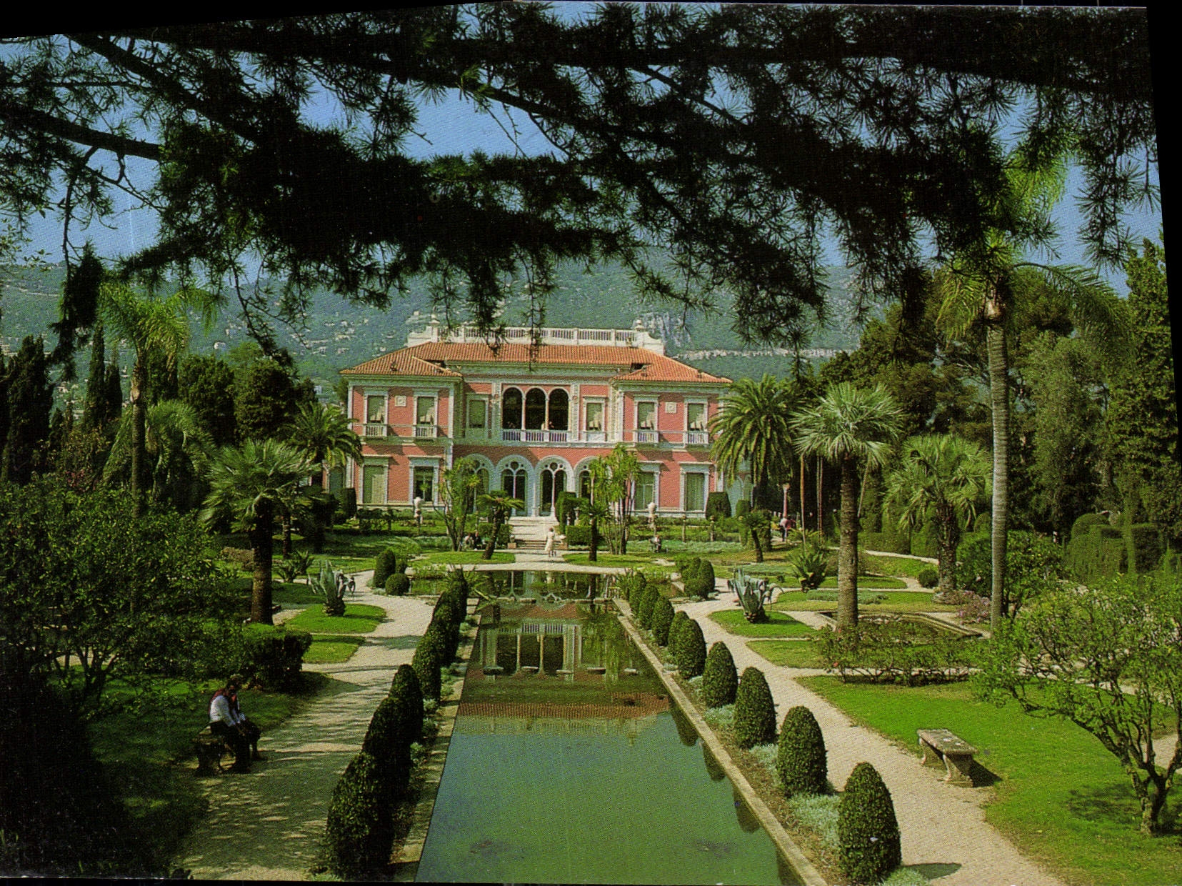 CPM Institut de France Academie des Beaux Arts Fondation Ephrussi de Rothschild Jardins et Villa Ile