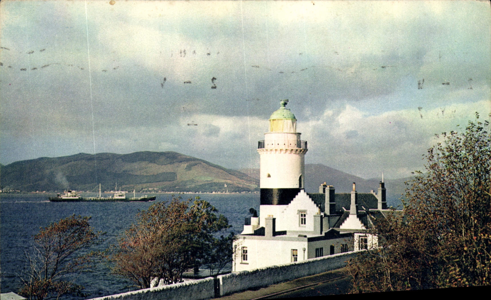 CPM The Cloch Lighthouse Firth of Clyde Scotland Stands on the beautiful coast road between Gourock