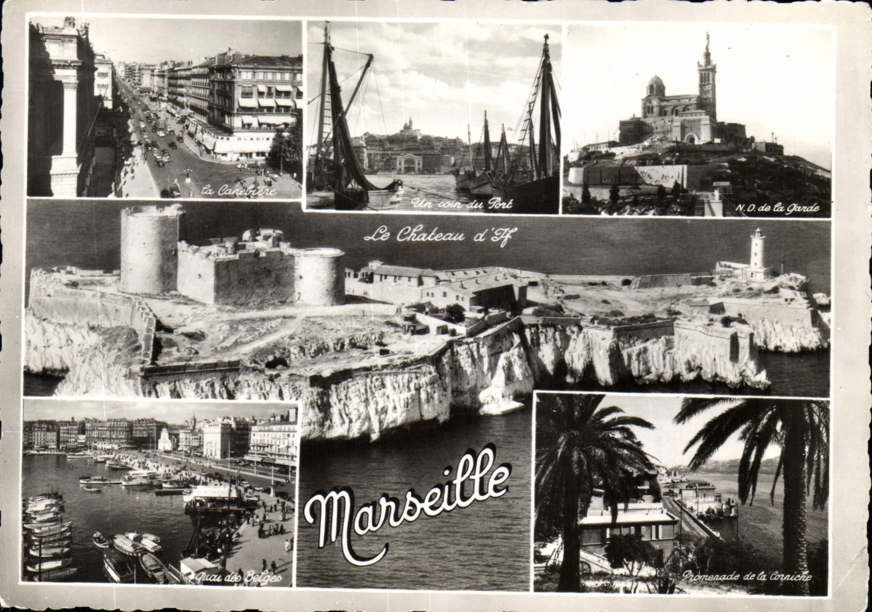 CPM La Carrefour du Monde Marseille Souvenir 