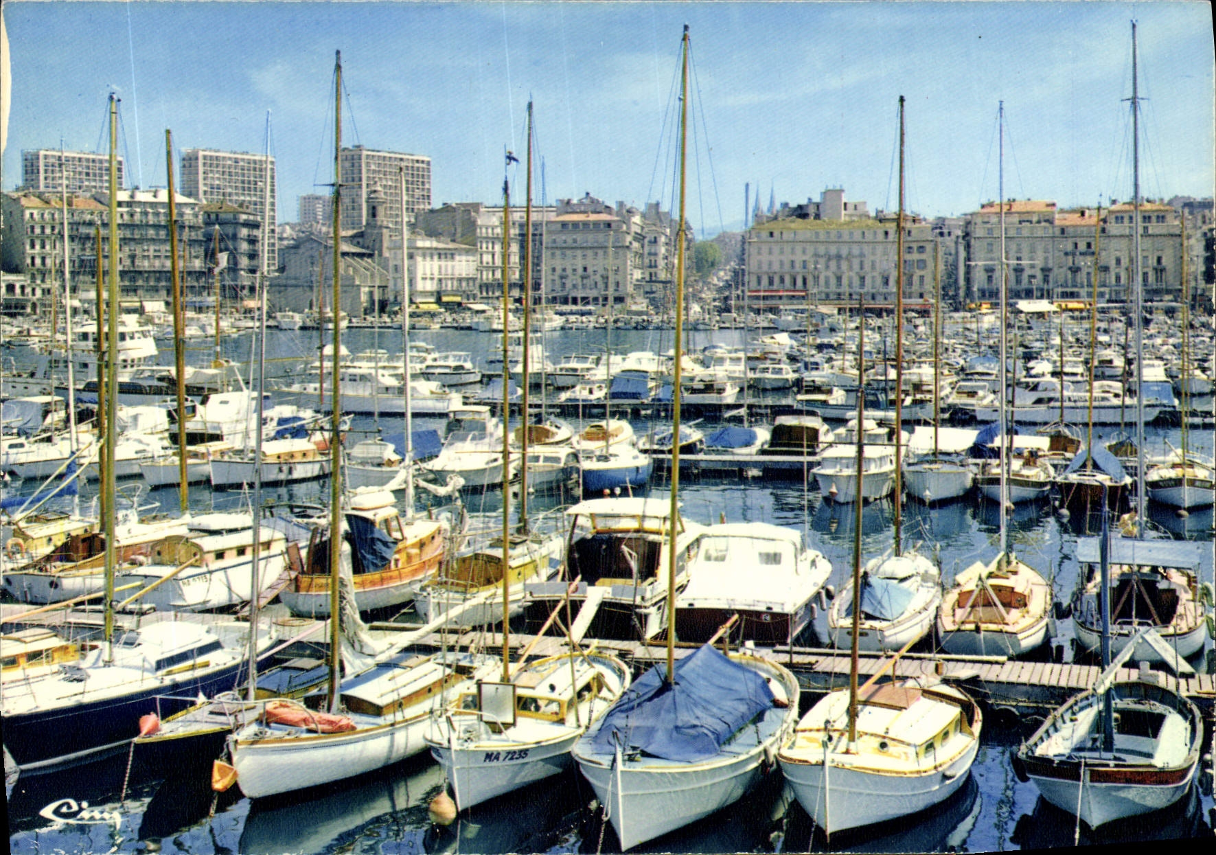 CPM Marseille B du Rh le Vieux Port