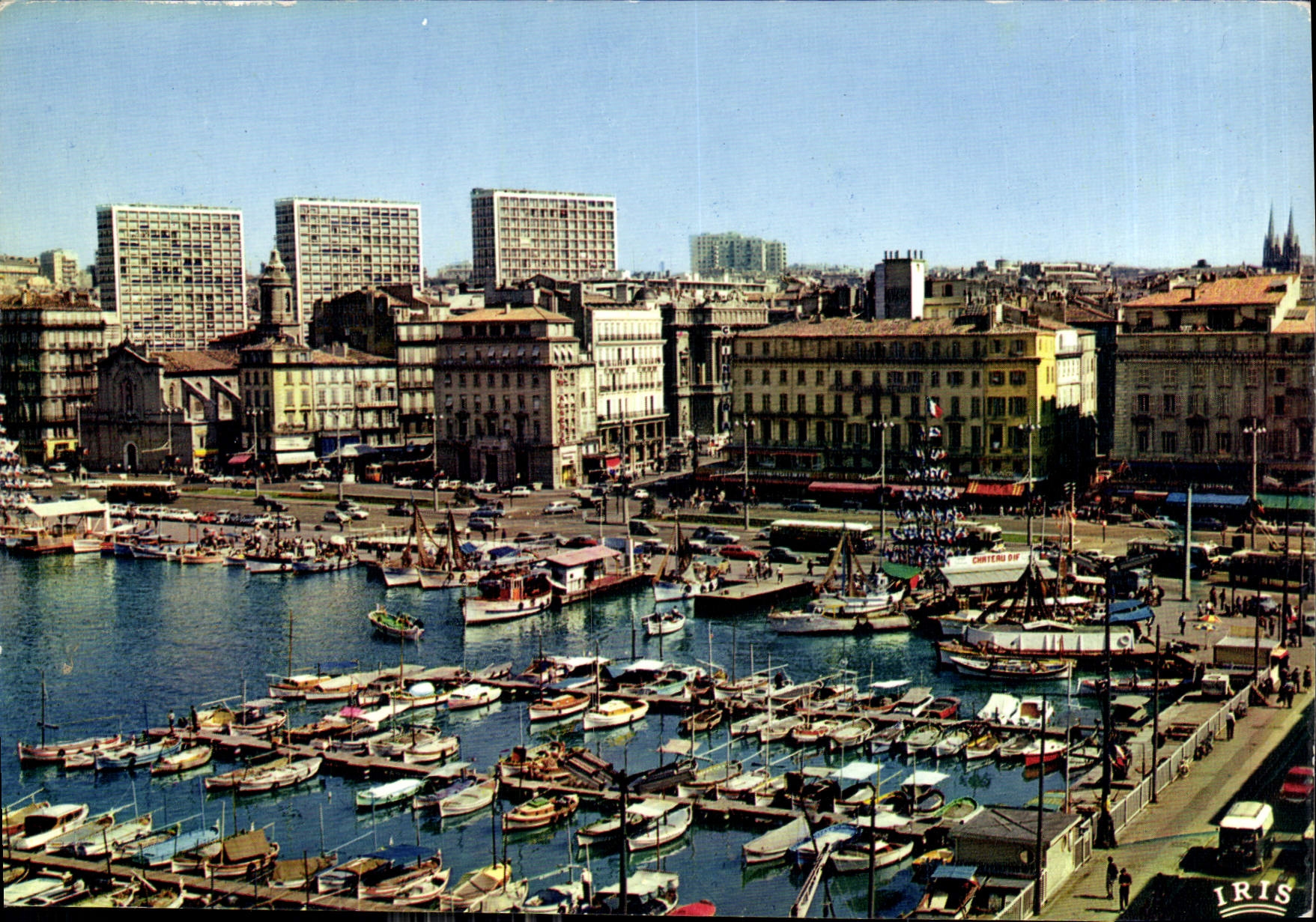 CPM Reflets de Provence Marseille un coin du Vieux Port le Quai des Belges et l'entree de la Canebie