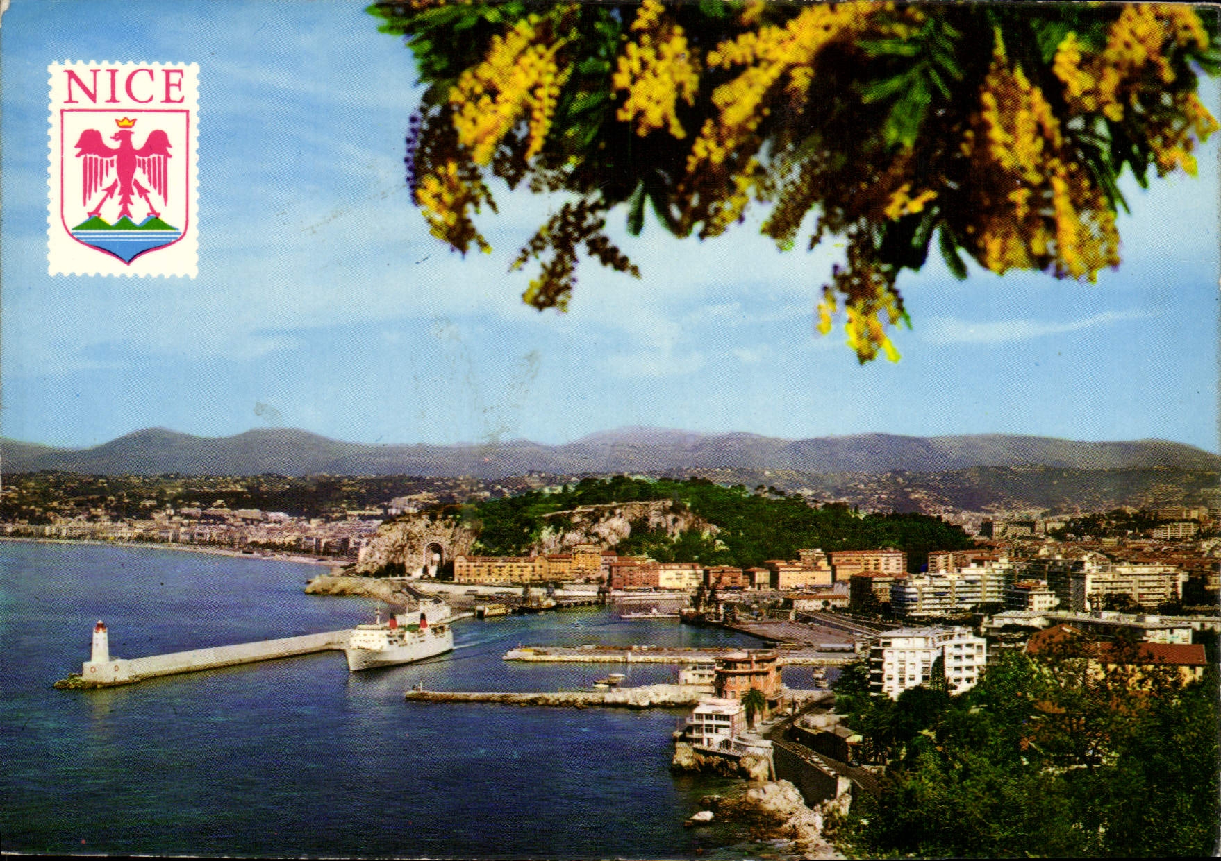 CPM Au Soleil de la Cote d'Azur vue generale de la Ville Nice