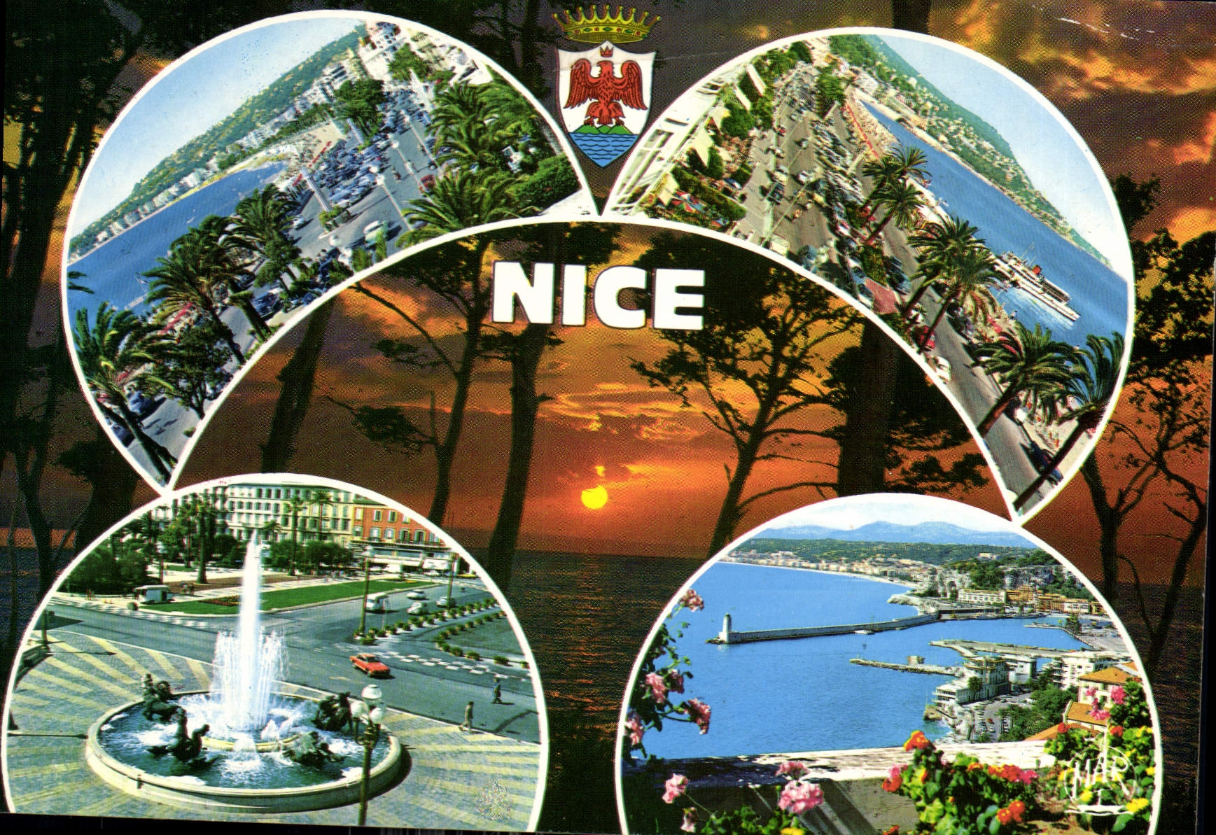 CPM La Cote d'Azur Souvenir de Nice 