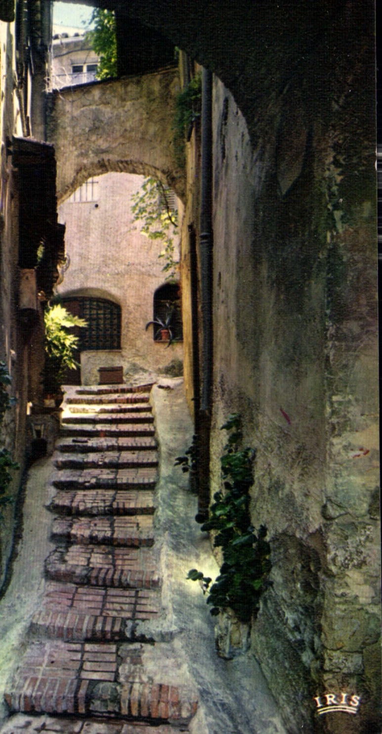 CPM Reflets de la Cote d'Azur Pittoresque vieille rue dans un vieux village Provencal 