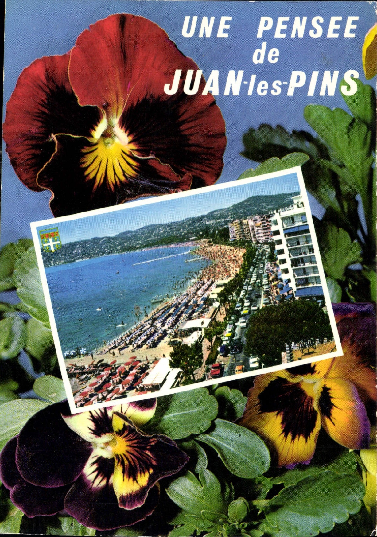 CPM La Cote d'Azur Juan les Pins l'Avenue Guillaumont et la Plage 
