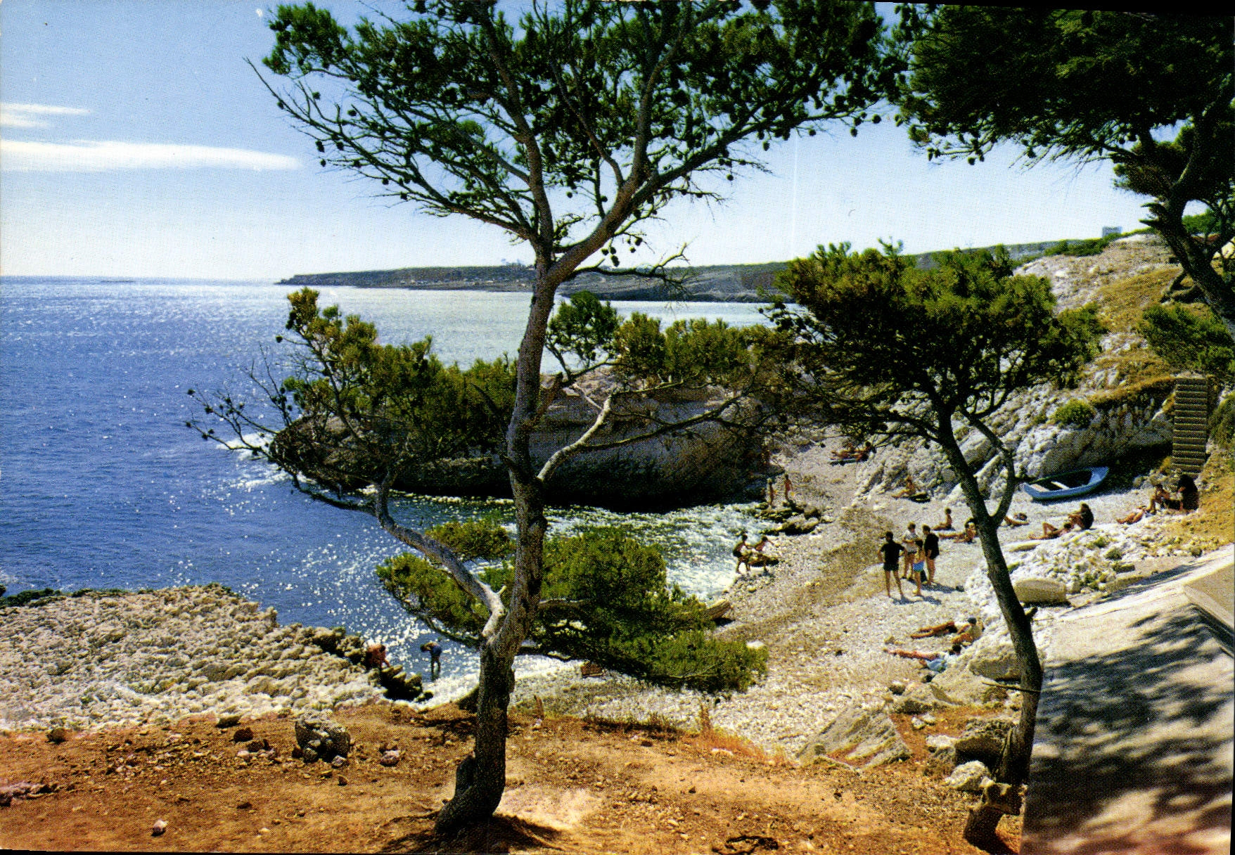 CPM Environs de Sausse Effets de Lumiere de la Calanque du Four a Chaux