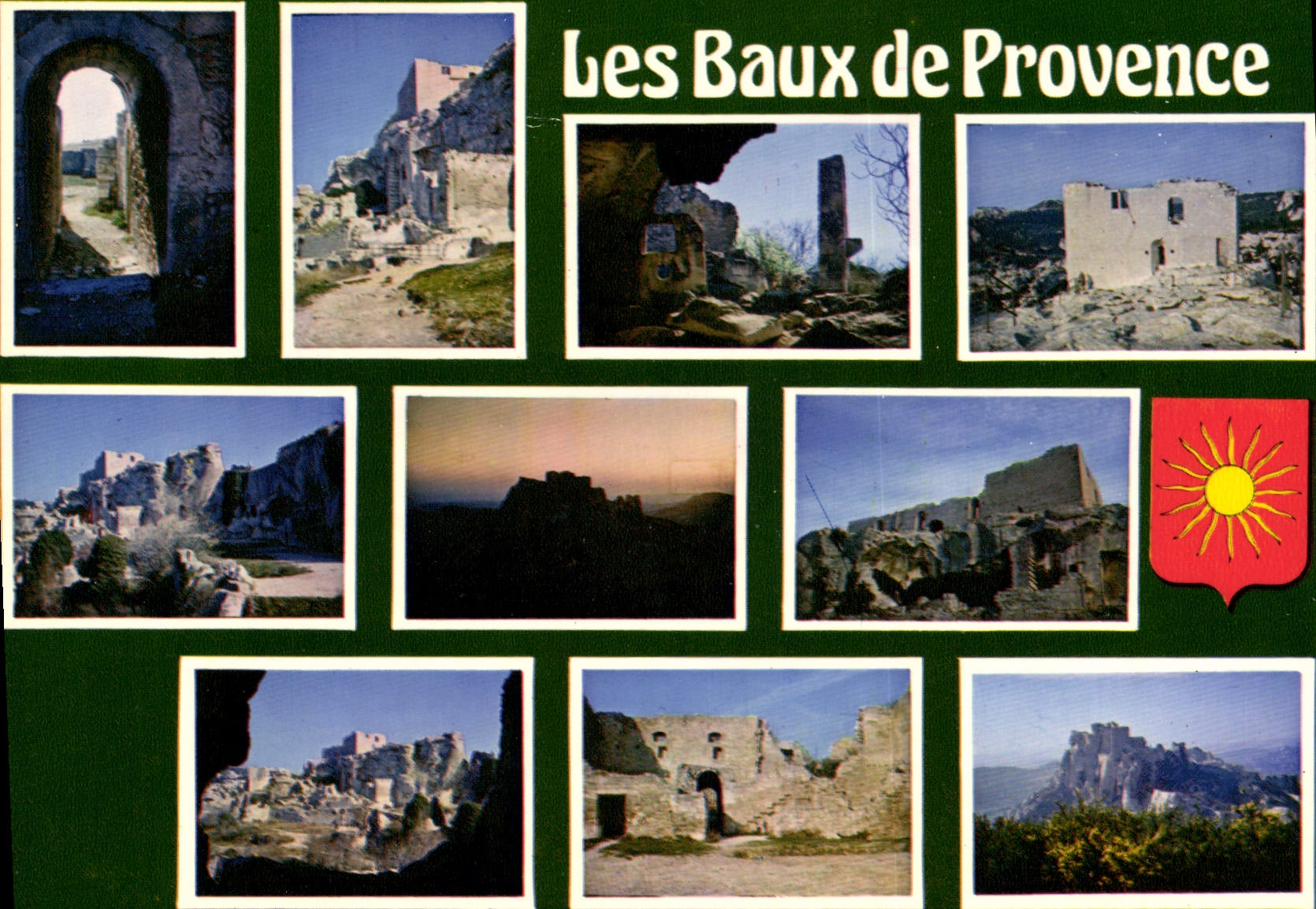 CPM Les Baux de provence B du R Place Forte des le XI S le Chateau fut rase sur les ordes de Louis X