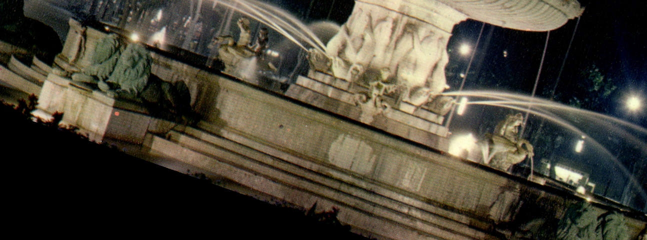 CPM Reflets de Provence Aix en Provence B du R Place de la Liberation la Grande Fontaine 1860 la Nui