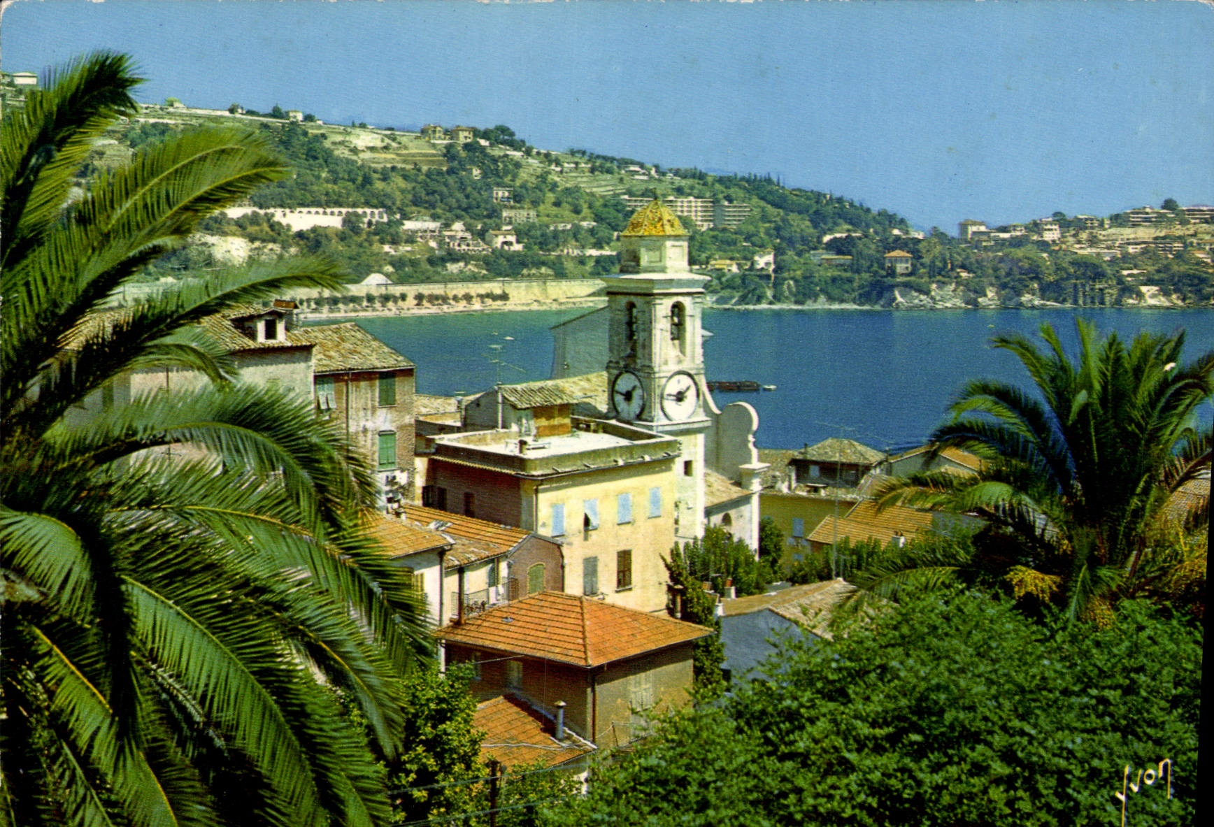 CPM Couleurs et lumiere de France la Cote d'Azur miracle de la nature Villefranche sur Mer A M Coqu