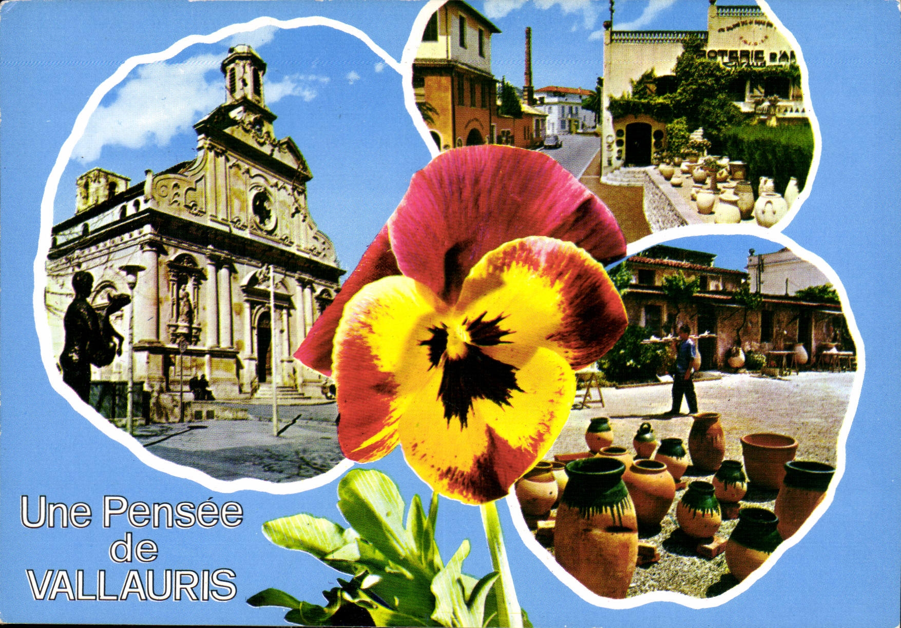 CPM Une Pensee de Vallauris 