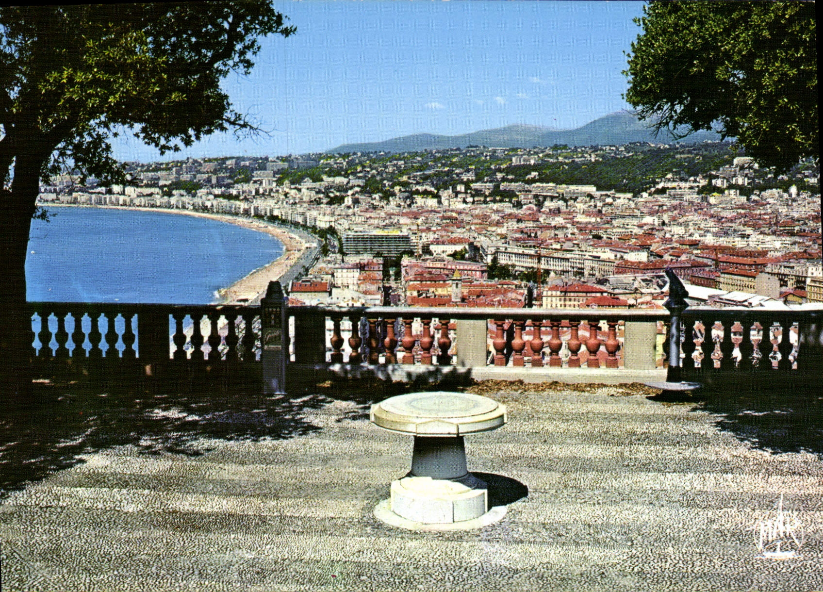 CPM La Cote d'Azur Nice vue generale prise de la Table d'Orientation du Chateau