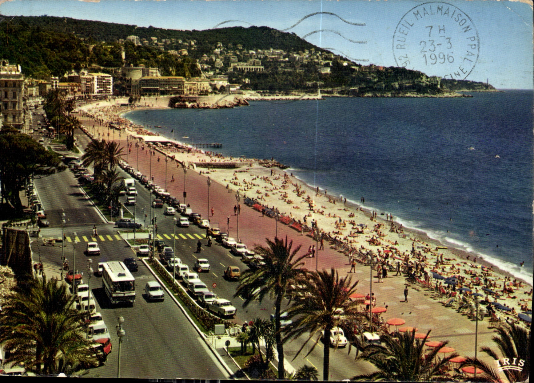 CPM Reflets de la Cote d'Azur Nice A Mmes la Promenade des Anglais et la Plage au lion le Cap de Nic