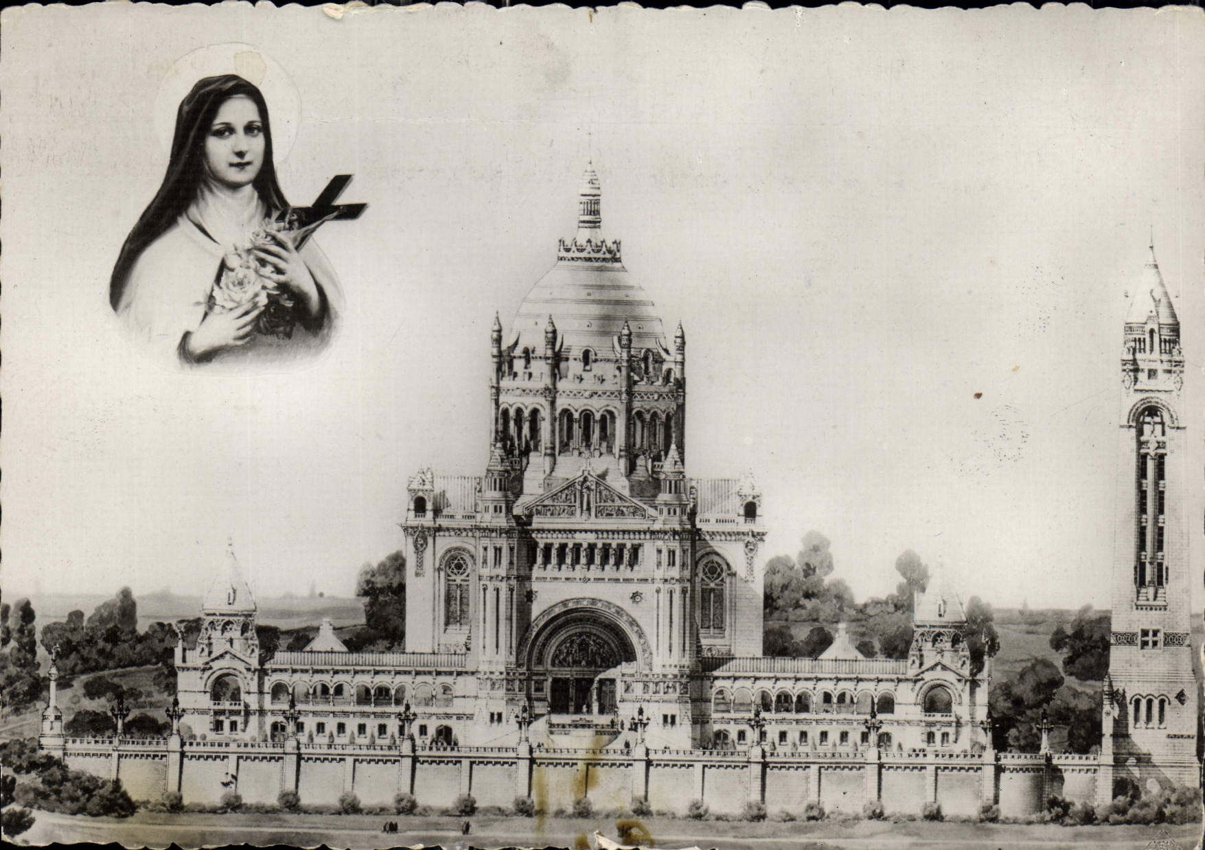 CPM La Basilique de Lisieux vue generale du Projet