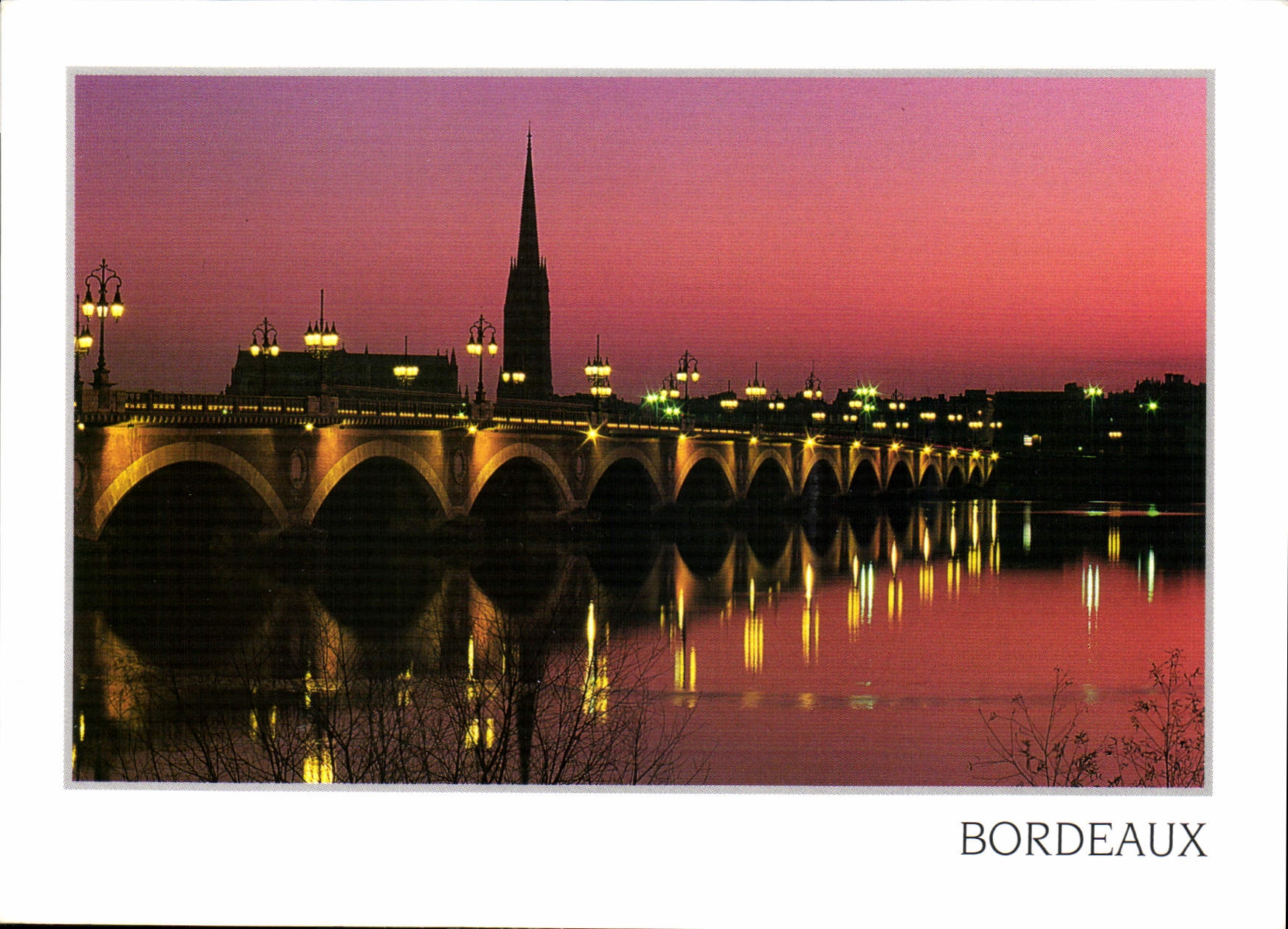 CPM Bordeaux Gironde Pont de Pierre ou Pont Napoleon 
