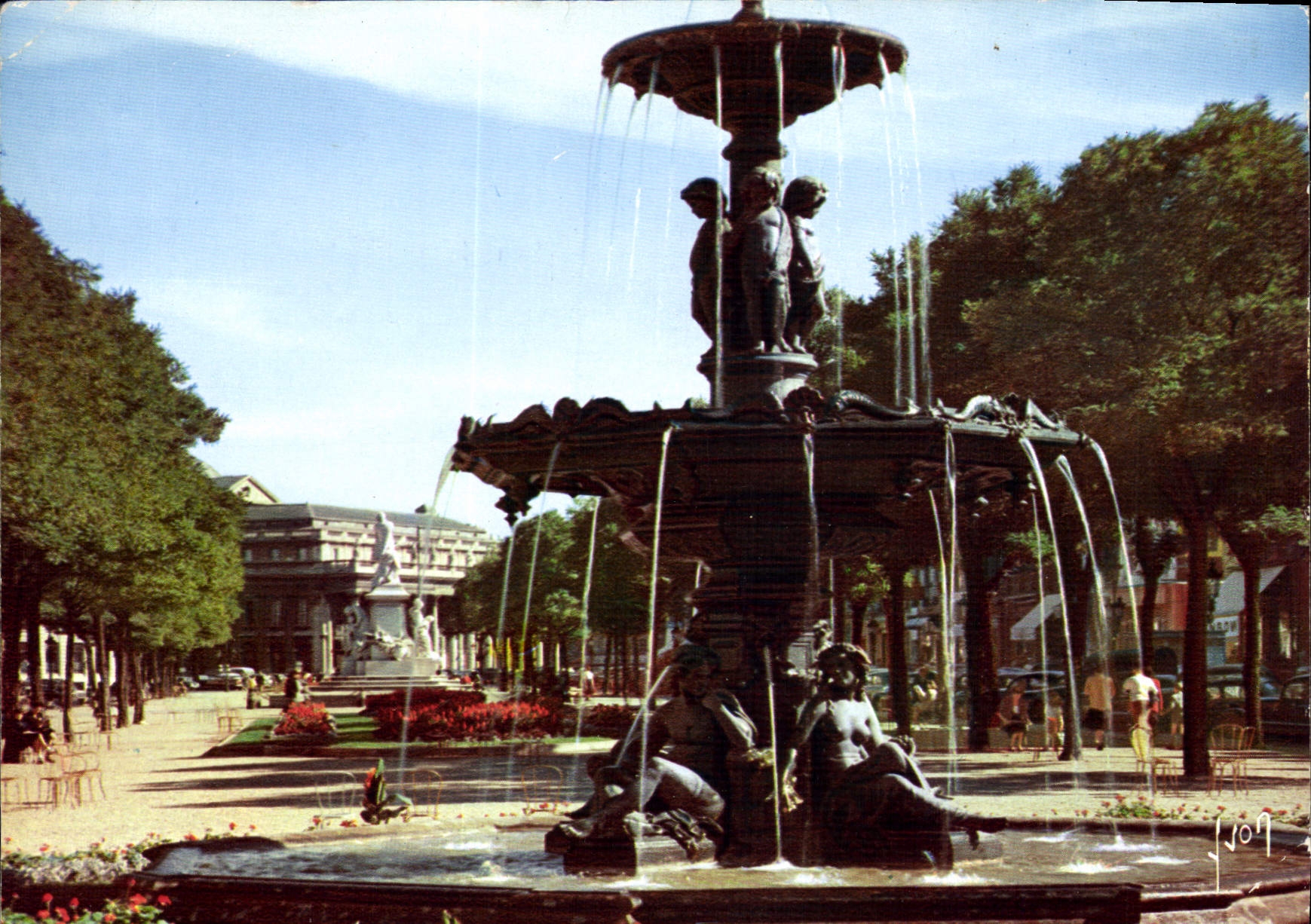 CPM Couleurs et Lumiere de France Bordeaux Gironde Les Allees de Tourny 
