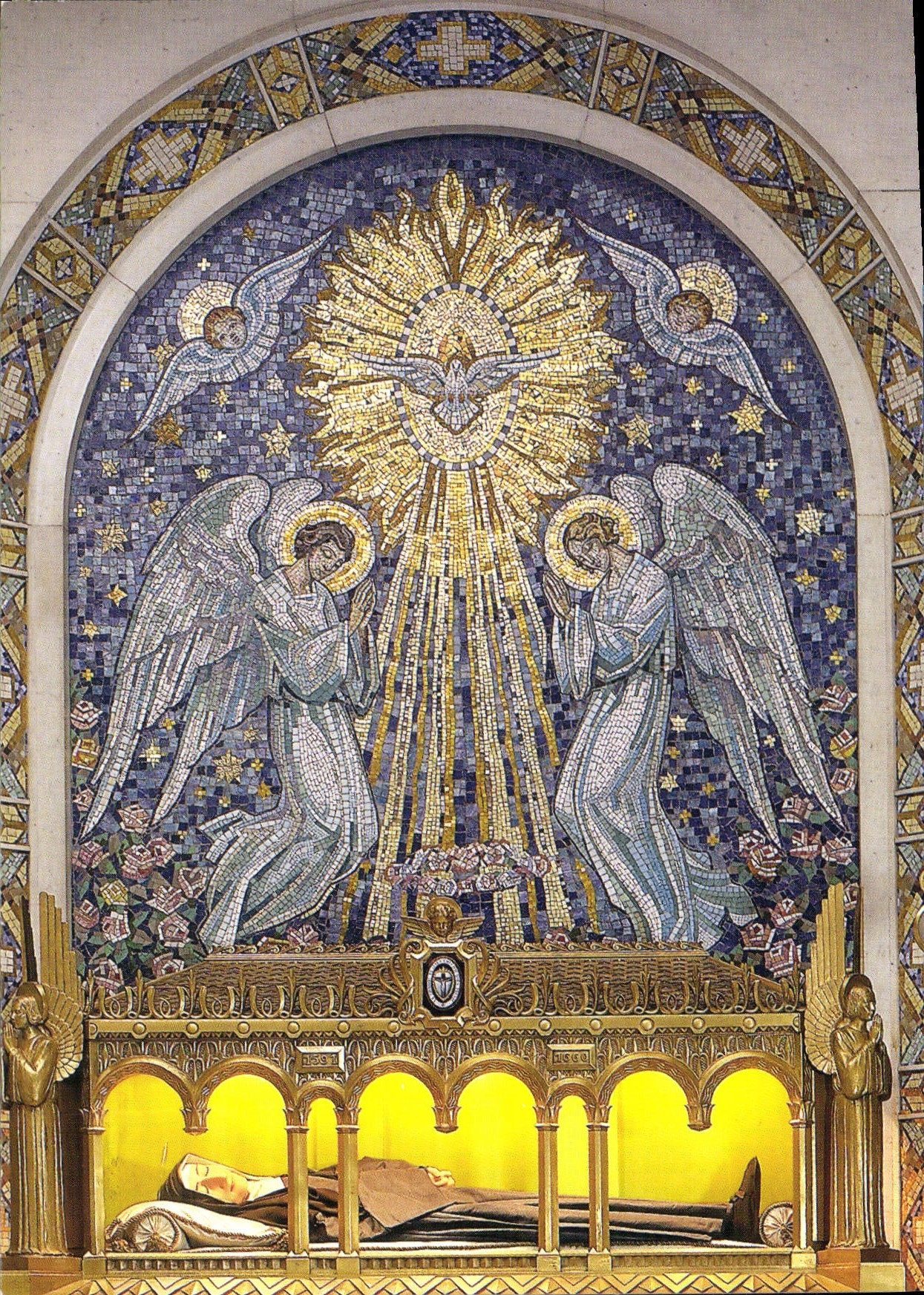 CPM Sainte Loiuse de Marillac 1591 1660 Fondatrice avec Saint Vincent de Paul des Filles de la Chari