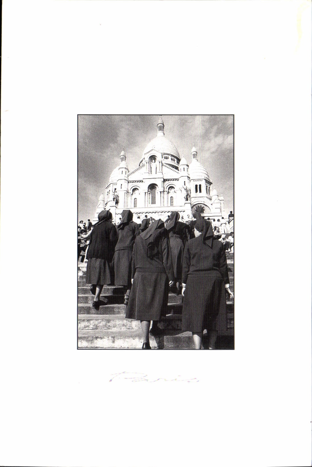 CPM Sacre Cœur Paris Montmartre Religieuses