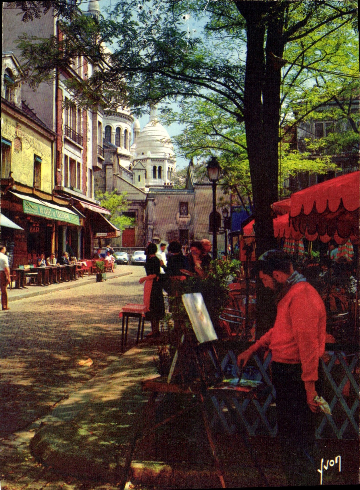 CPM Couleurs et lumiere de France Paris Montmartre Place du Tertre
