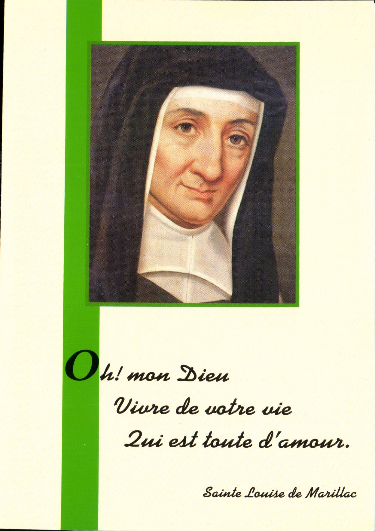 CPM Sainte Louise de Marillac 1591 1660 Fondatrice avec Saint Vincent de Paul des Filles de la Chari