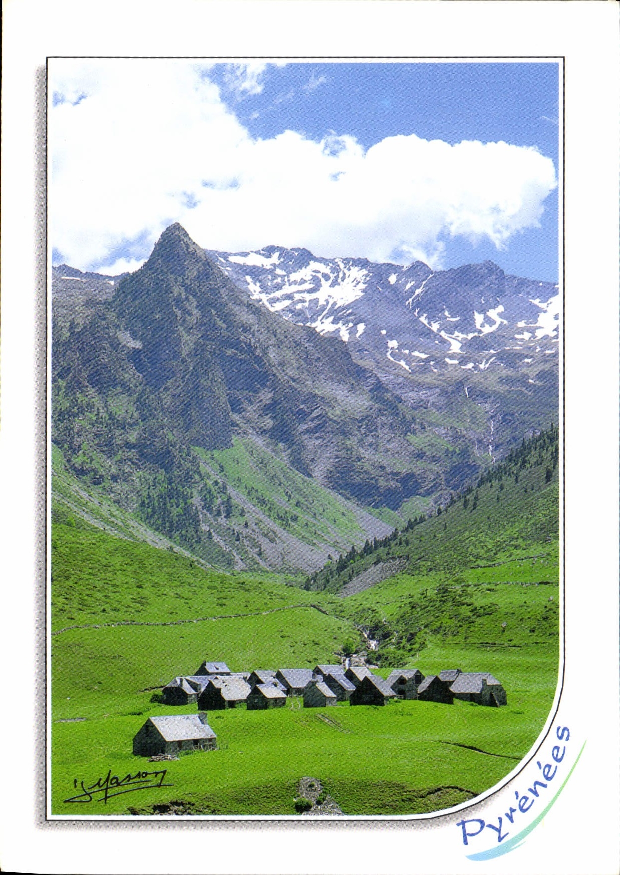 CPM Pyrenees Les grandes du Moudang vallee d'Aute 