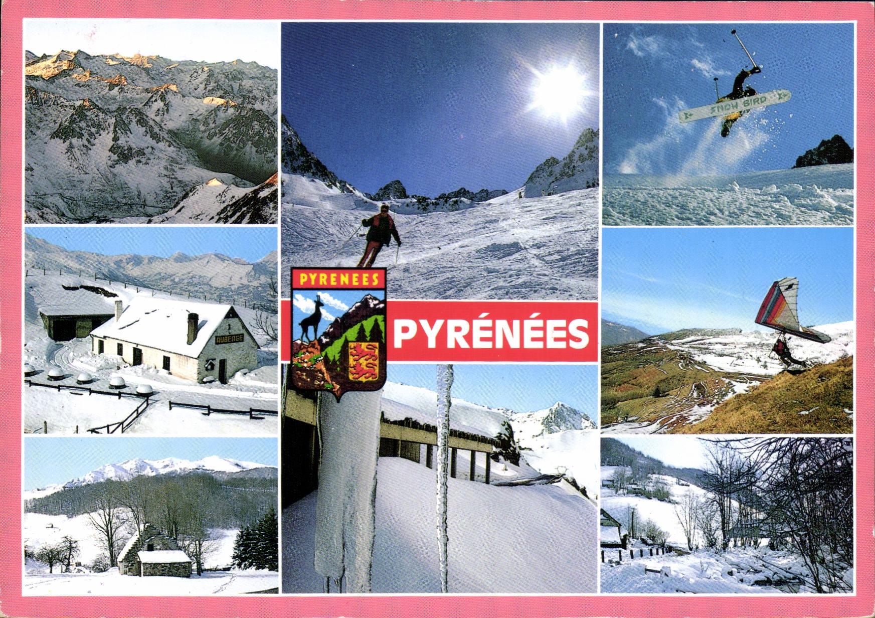 CPM Hautes Pyrenees Divers aspects Snow Board ULM