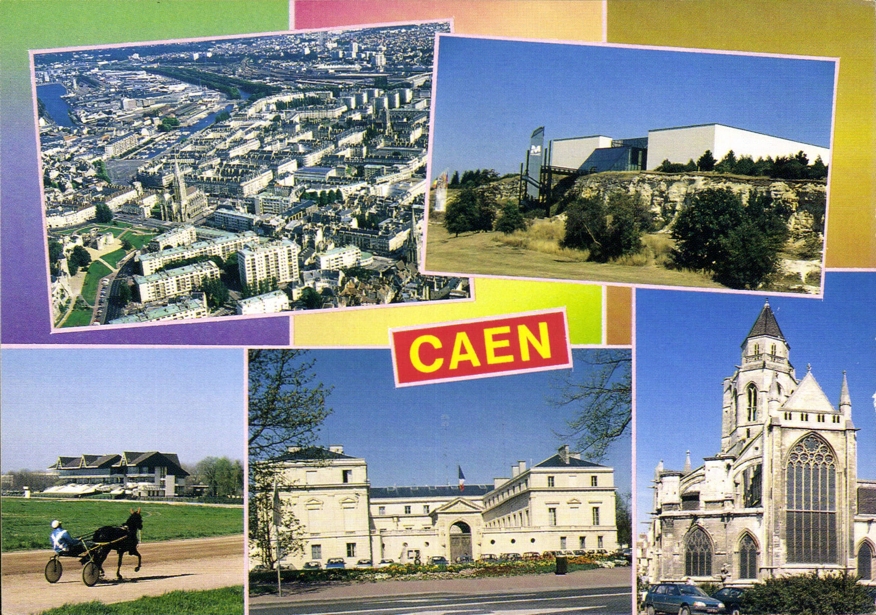 CPM Caen Calvados Vues diverses 