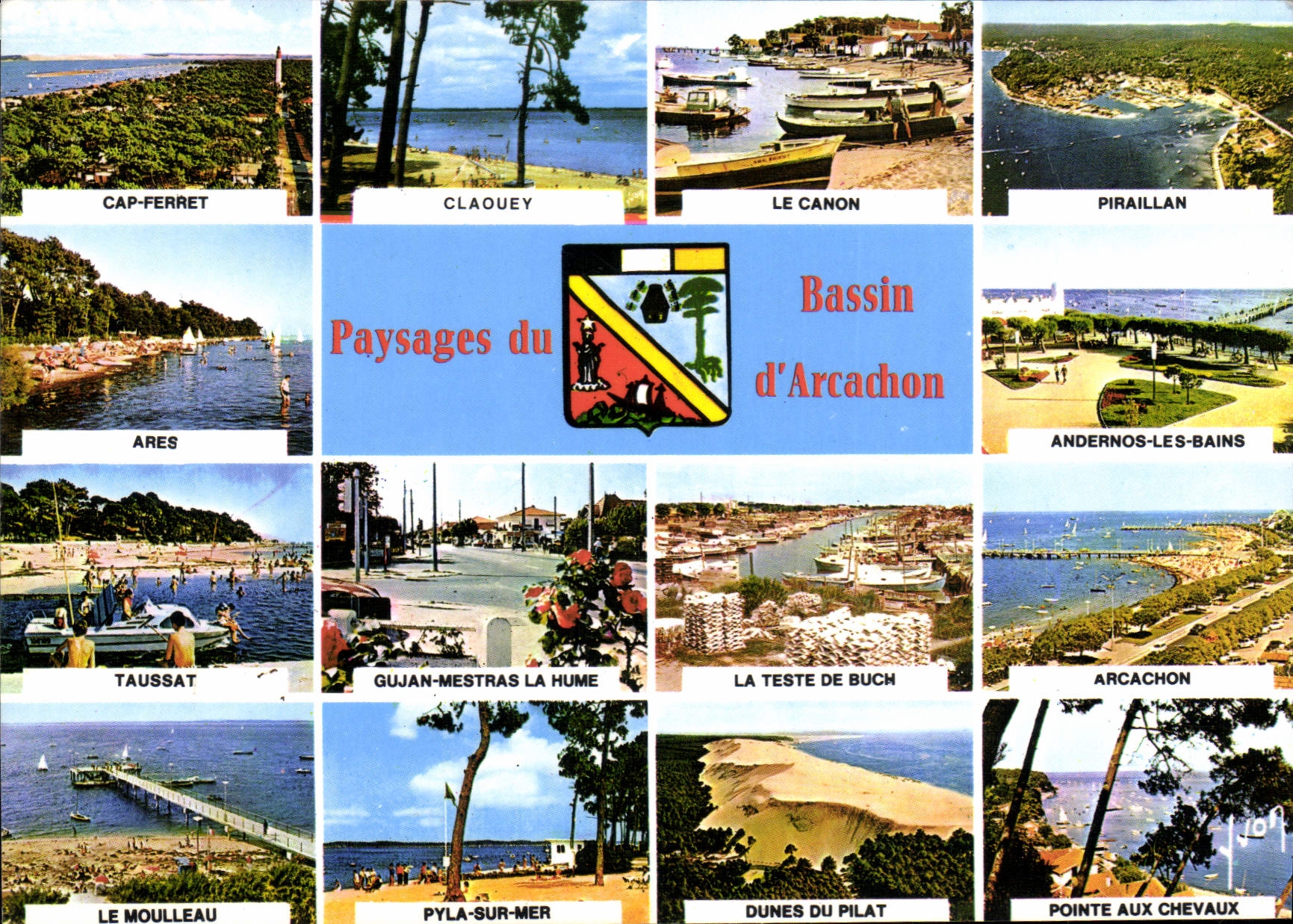 CPM Couleurs et Lumiere de France Paysages du Bassin d'Arcachon Gironde Cap-Ferret Claouey Le Canon