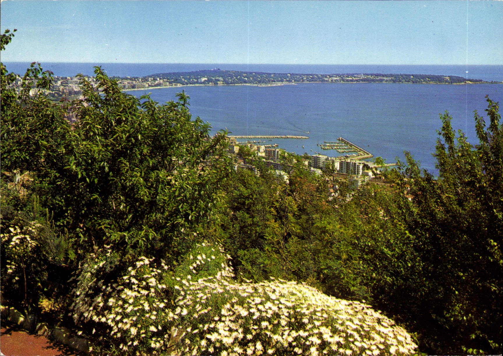 CPA Golfe Juan Vue generale et une partie du nouveau Pont de Plaisance 