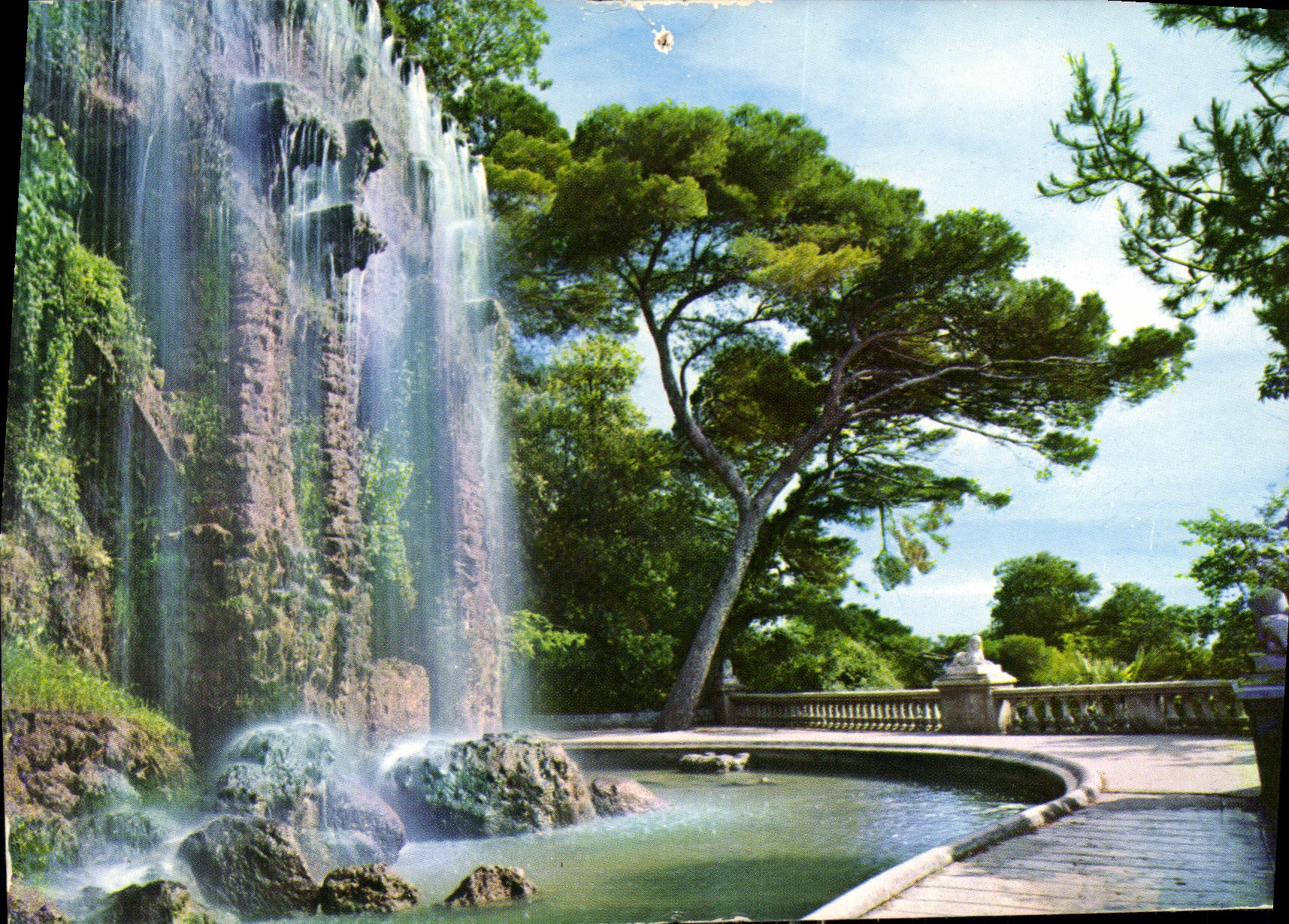 CPA Nice Cote d'Azur la Cascade du Chateau 