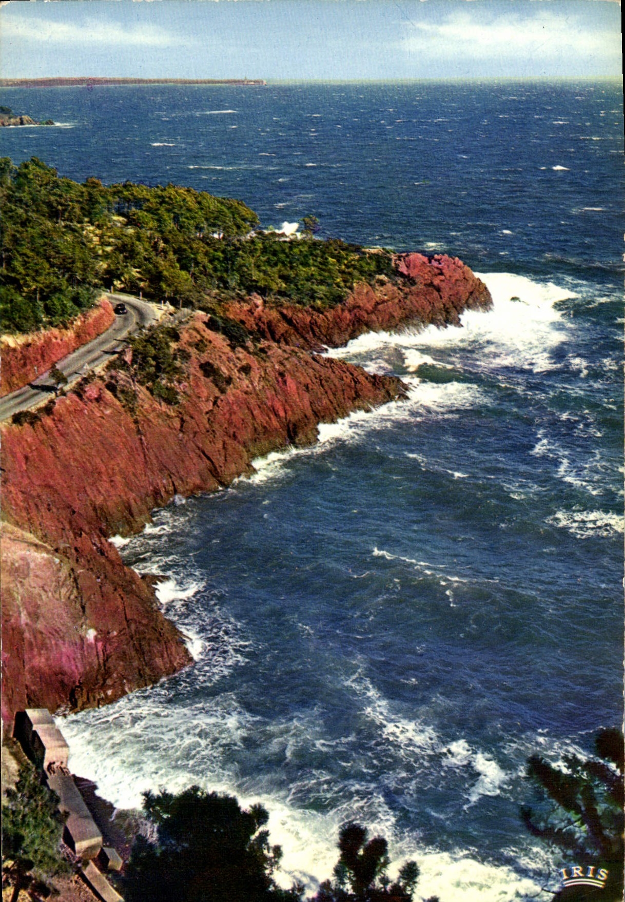 CPM Cote d'Azur French Riviera Falaises de la Corniche d'Or