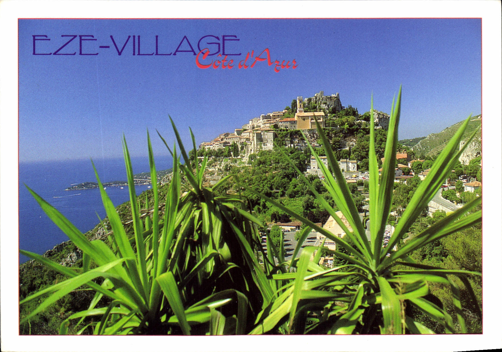 CPM Cote d'Azur French Riviera Eze Village Alpes Maritimes 