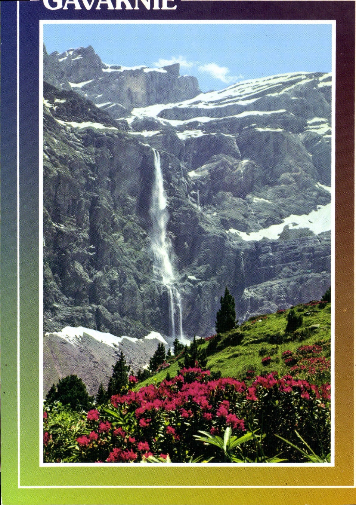 CPM Gavarnie Rhododendrons et Cascade du Cirque 