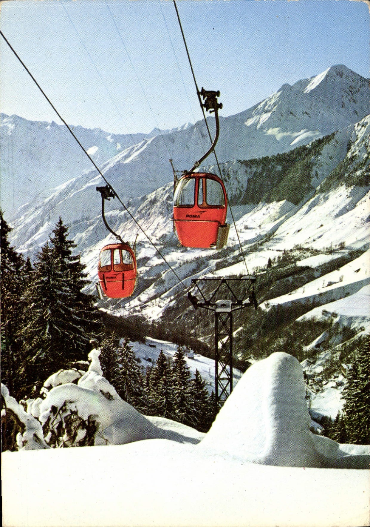 CPM Bareges Le Telecabine de la Laquette 