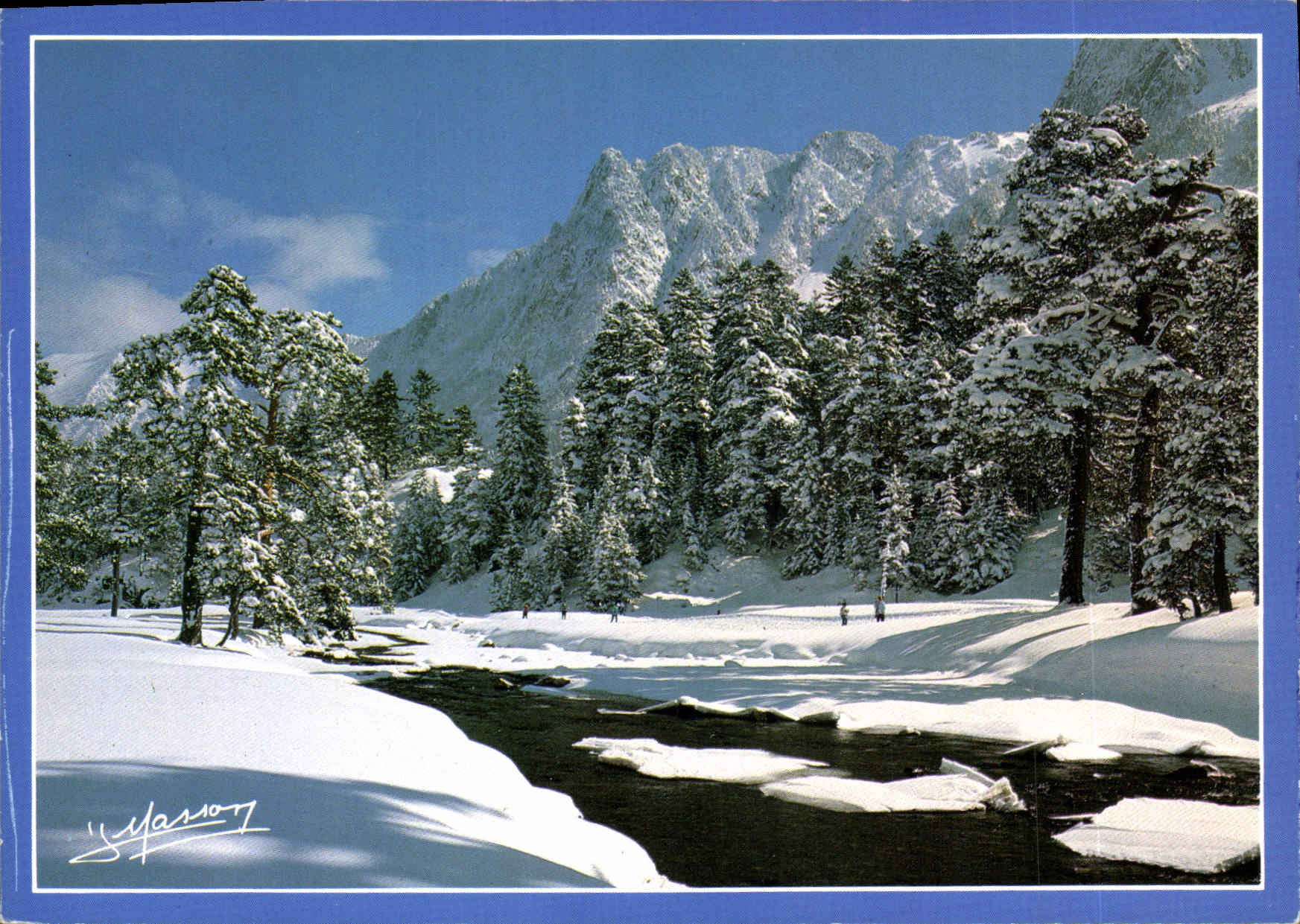 CPM Hautes Pyrenees Le Clot sous son manteau de neige