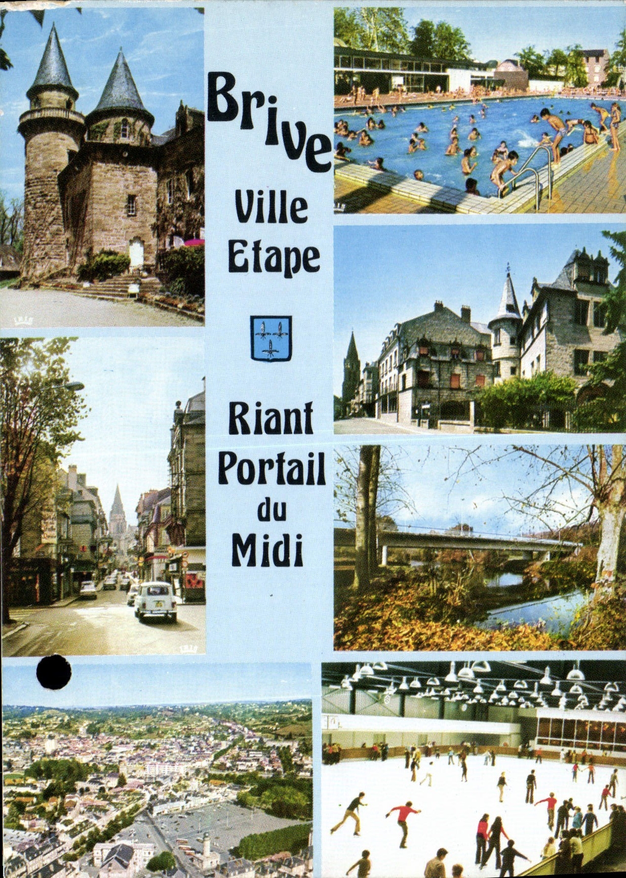 CPM Brive la Gaillarde Correze Chateau de Castel Novel La rue de Castel 