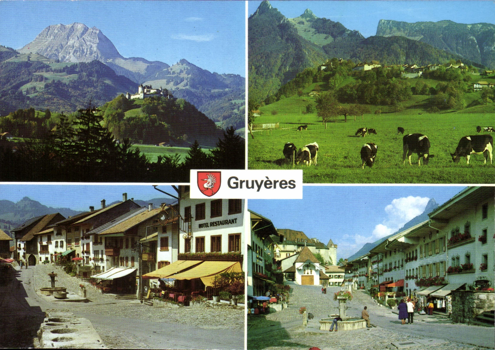 CPM La cite comtale de Gruyeres 