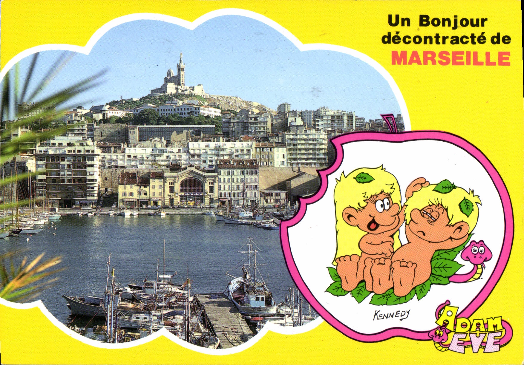 CPM Un Bonjour decontracte de Marseille