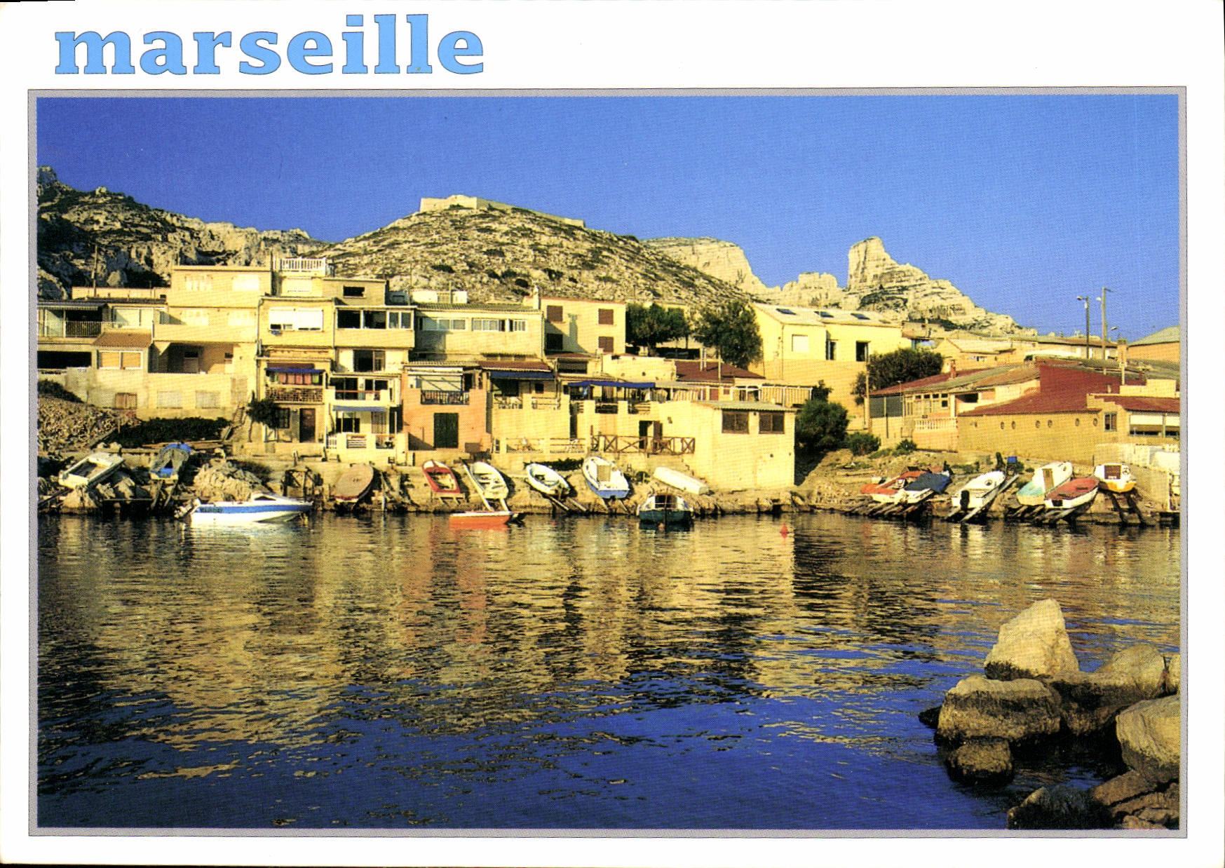 CPM Marseille Bouches du Rhone France Le Port des Goudes