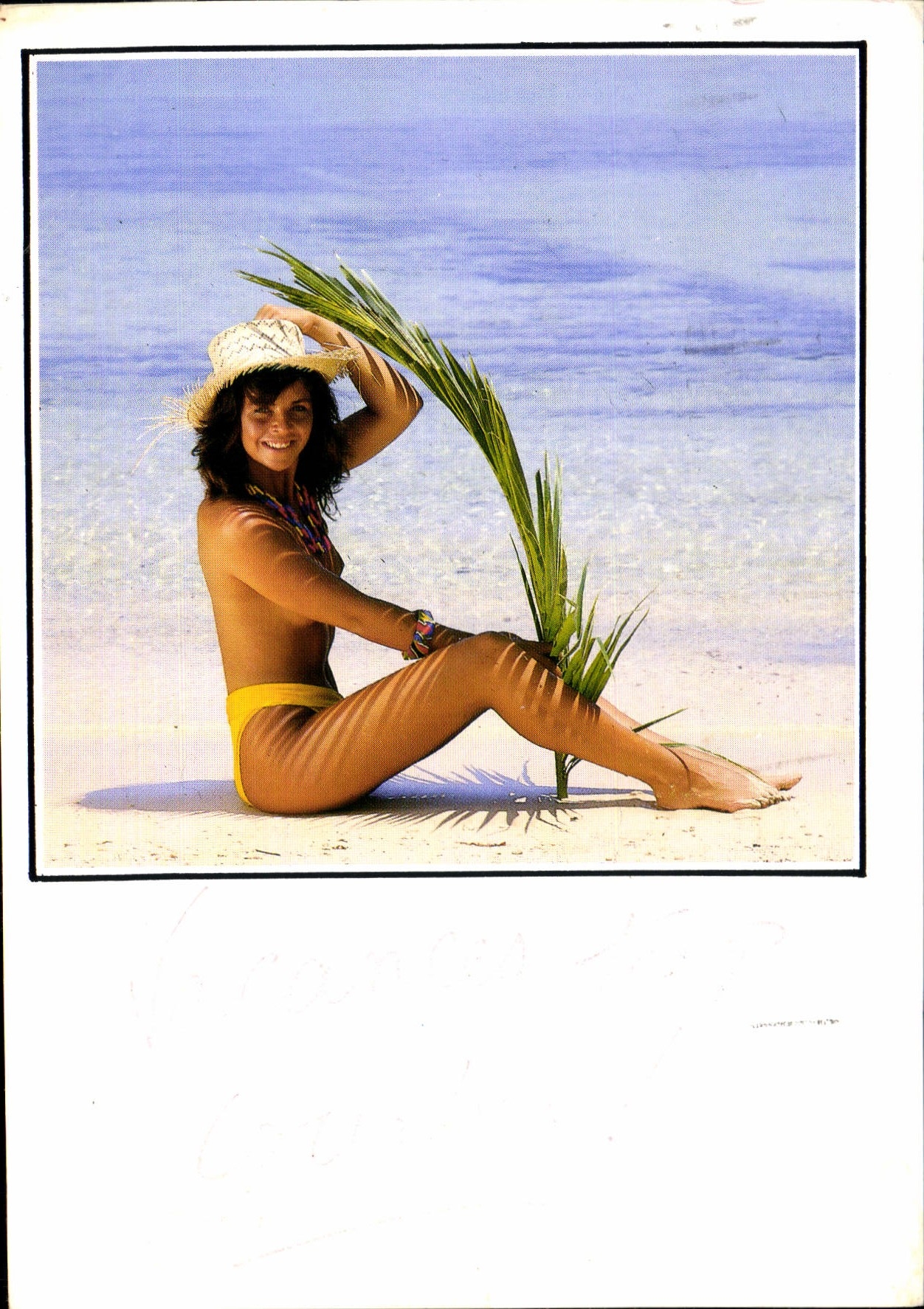 CPM Femme Vacances trop courtes