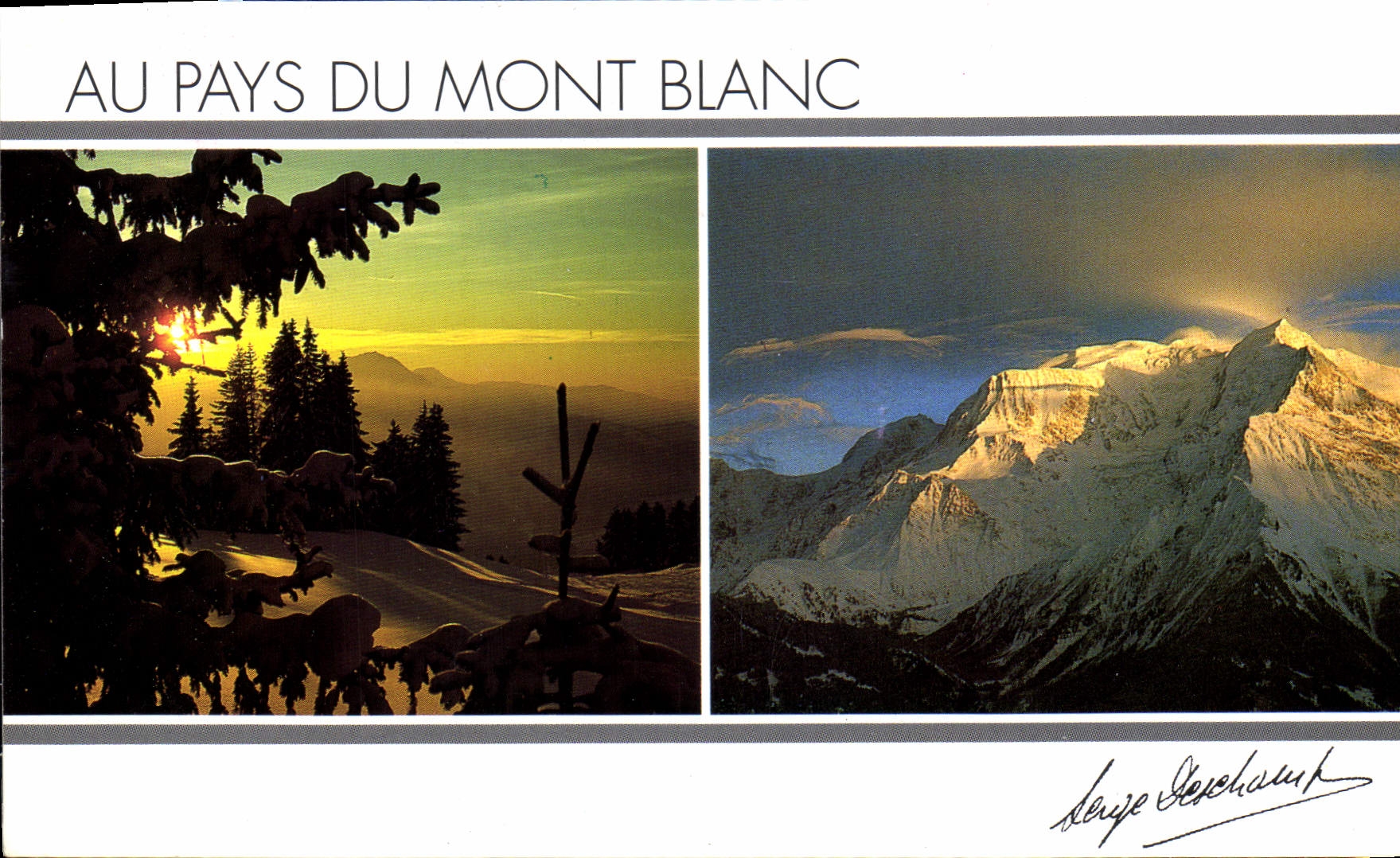 CPM Au Pays du Mont Blanc 