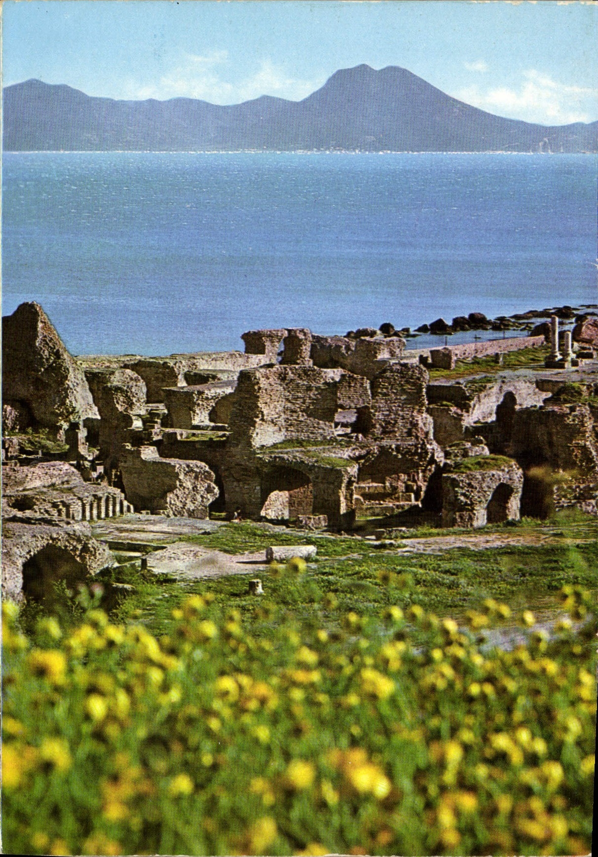 CPM Carthage Thermes d'Antonin Kahia rue de Marseille Tunis 